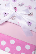 3 Pack Receiver Blankets Pink (1)