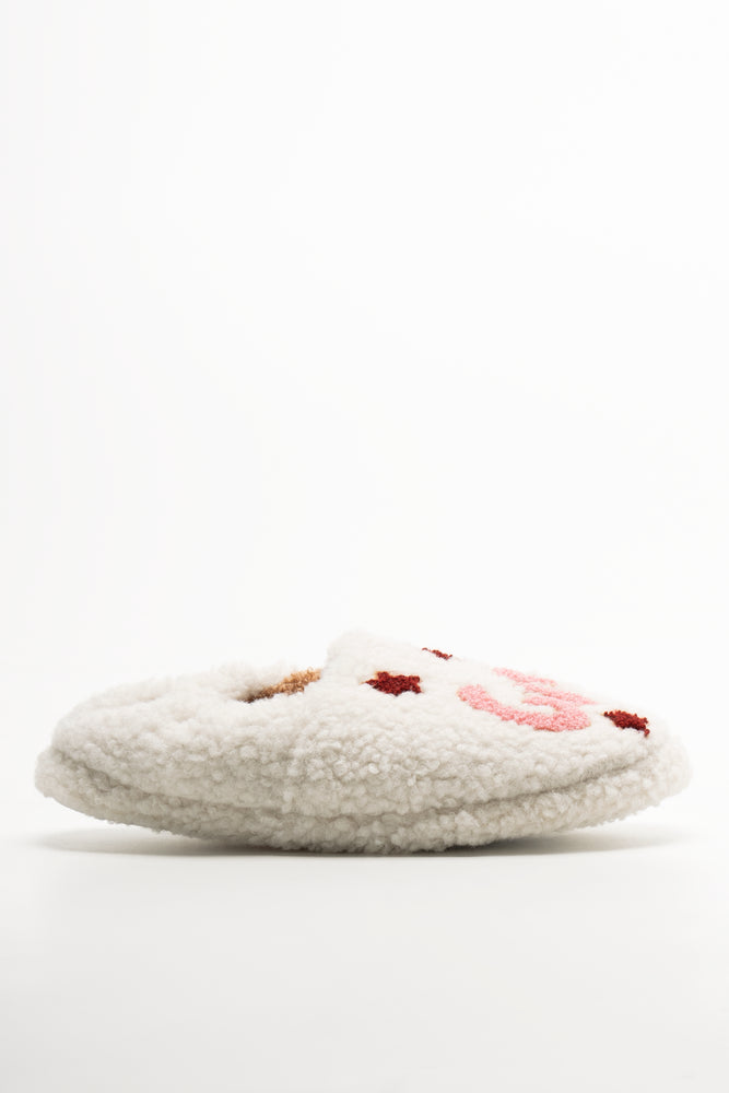 Girl Power Slippers Cream