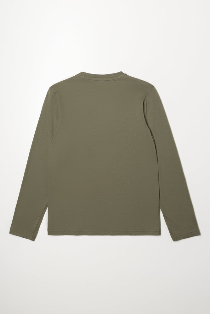 Long Sleeve T-Shirt Green (2)