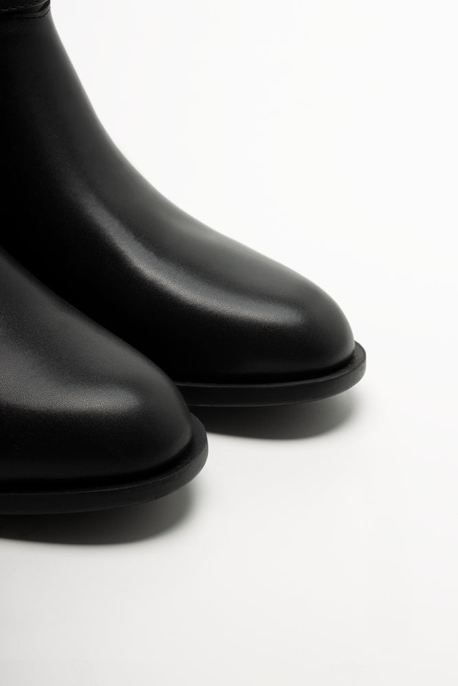 Double Buckle Boots Black (2)