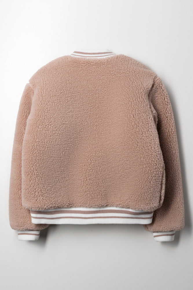 Sherpa Bomber Jacket Natural (2)