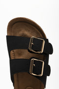 Double Strap Sandal Black (4)