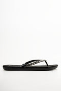 Diamante Flip Flops Black (1)