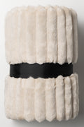 Large Textured Throw Cream