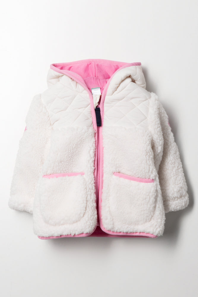 Borg Jacket White