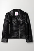 PU Biker Jacket Black