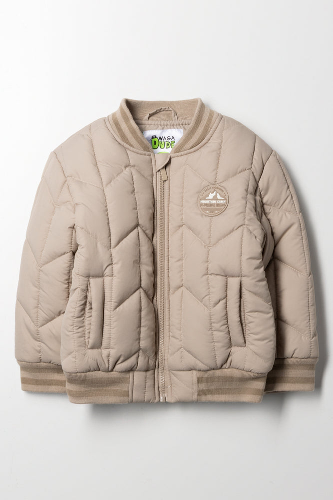 Bomber Jacket Natural | Jackets & Knitwear | Ackermans