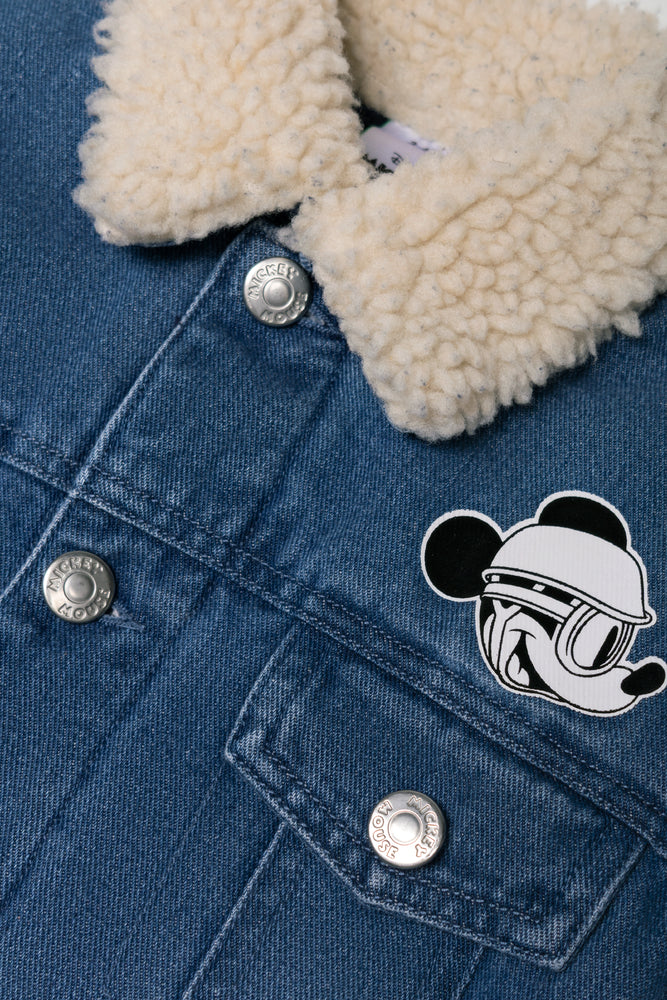 Mickey Mouse Denim Jacket Blue