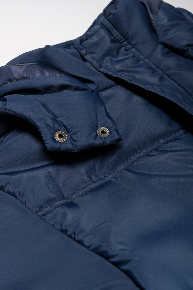 Ombre Puffer Jacket Navy