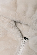 Fur Hooded Tracktop Natural (1)