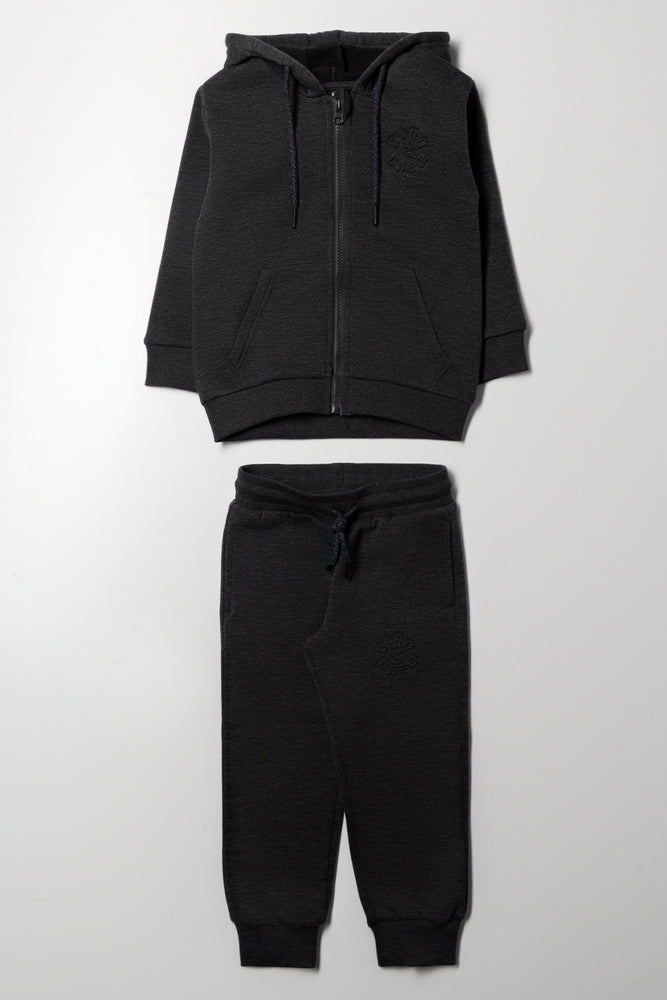 Zip Through Tracksuit Grey