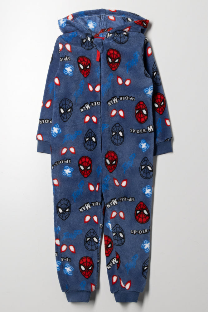 Spider-Man Onesie Blue