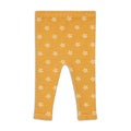 2 Pack Cable Knit Leggings Cream And Orange (2)