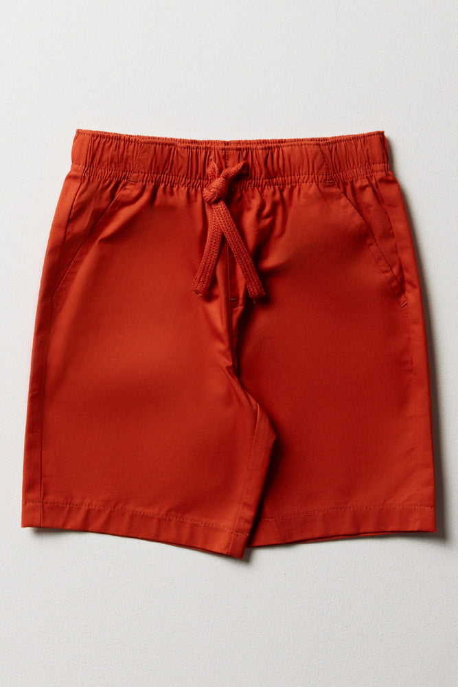 Plain Shorts Orange