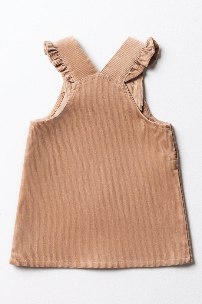 Frilled Corduroy Pini Set Brown (6)