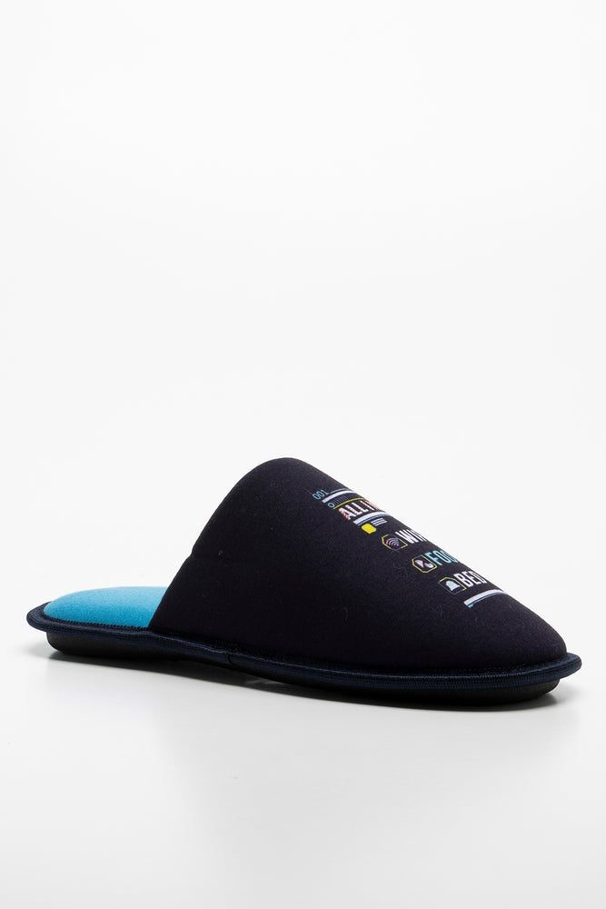 Slippers Navy (1)
