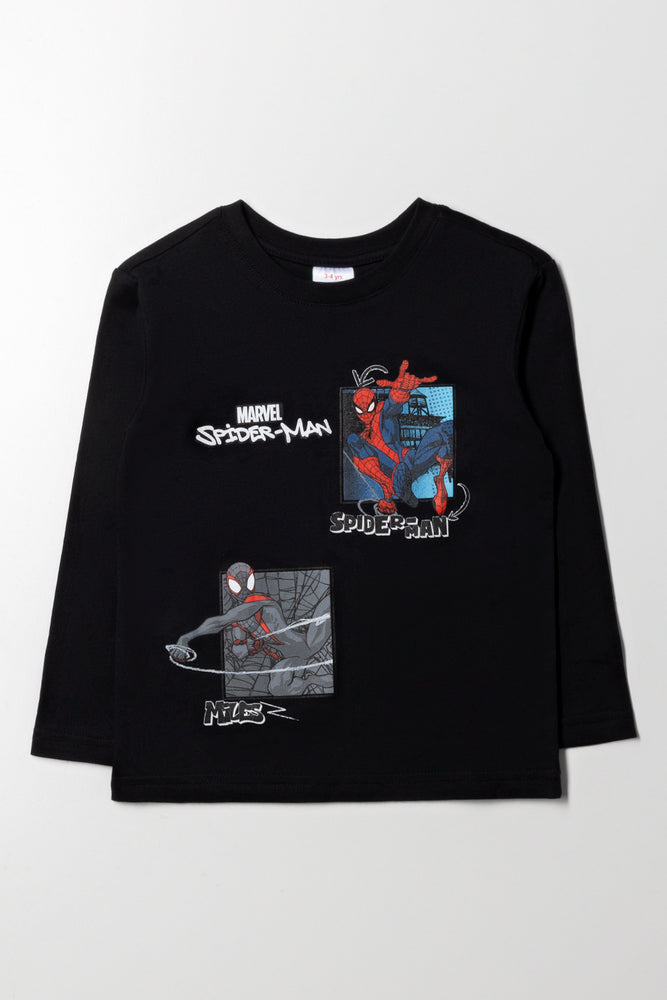 Spider-Man Long Sleeve T-Shirt Black