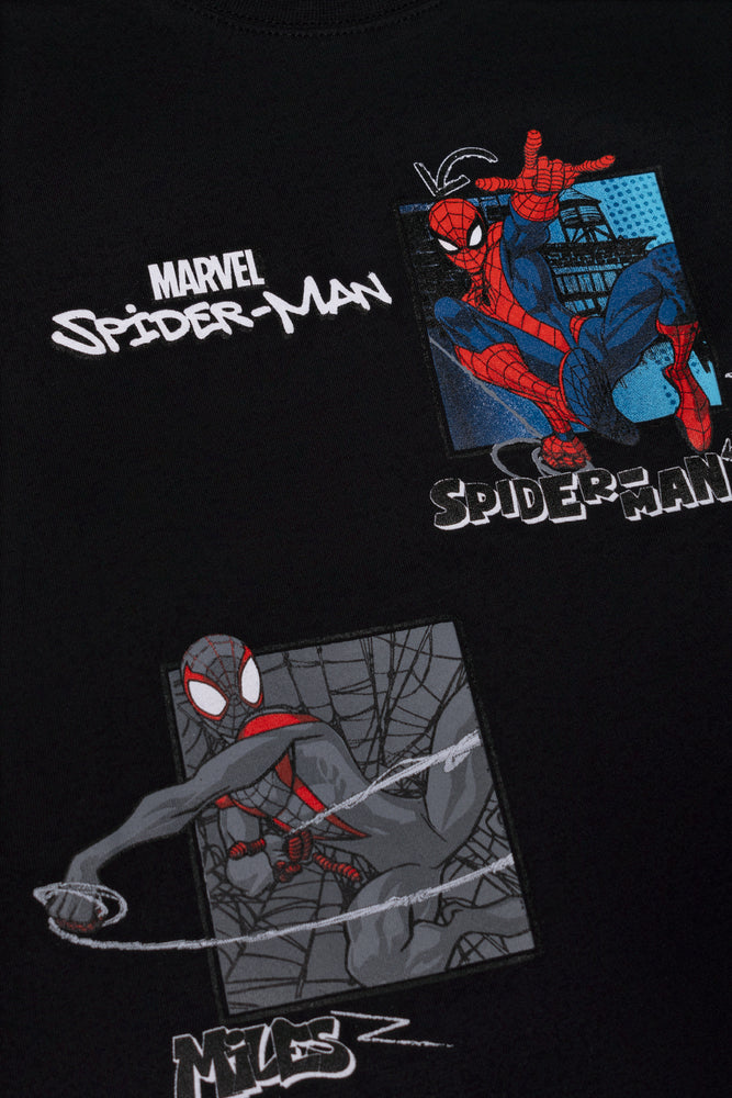 Spider-Man Long Sleeve T-Shirt Black