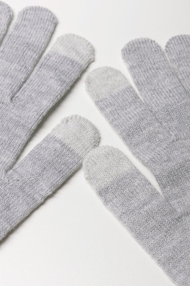 Touch Screen Gloves Grey