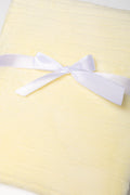 Rib Waffle Blanket Yellow (1)