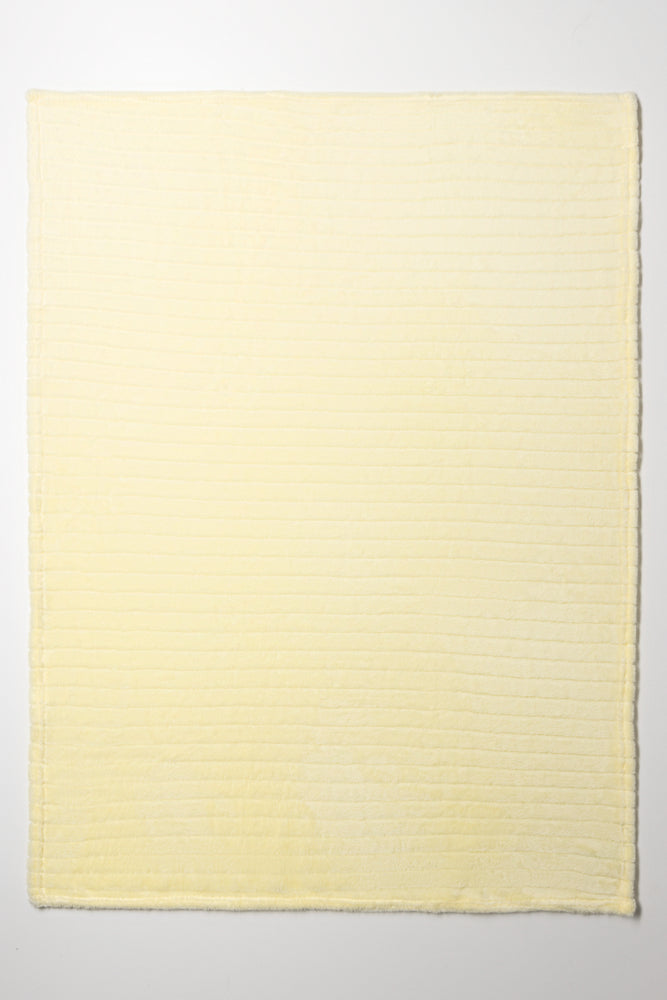 Rib Waffle Blanket Yellow (2)