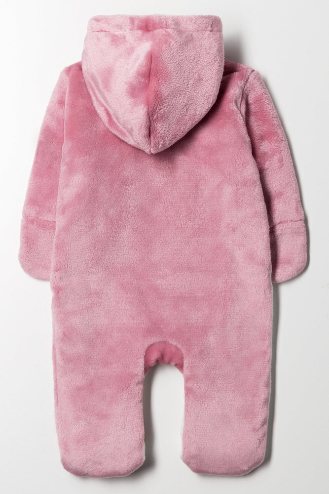 Bunny Babygrow Pink (3)