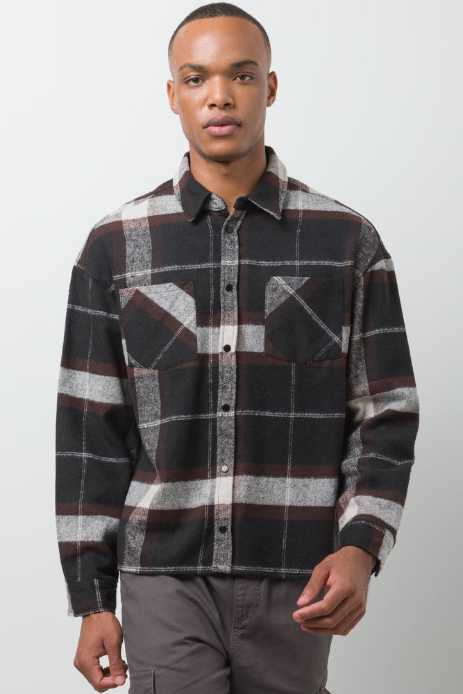 Flannel Shirt Brown