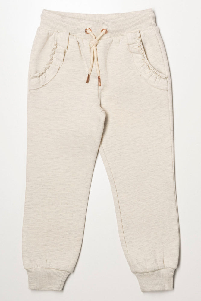 Frill Trackpants Natural