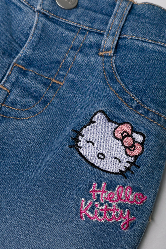 Hello Kitty Denim Jeans Blue