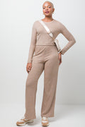 Rib Pants Natural
