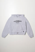 Embroidered Hoodie Grey
