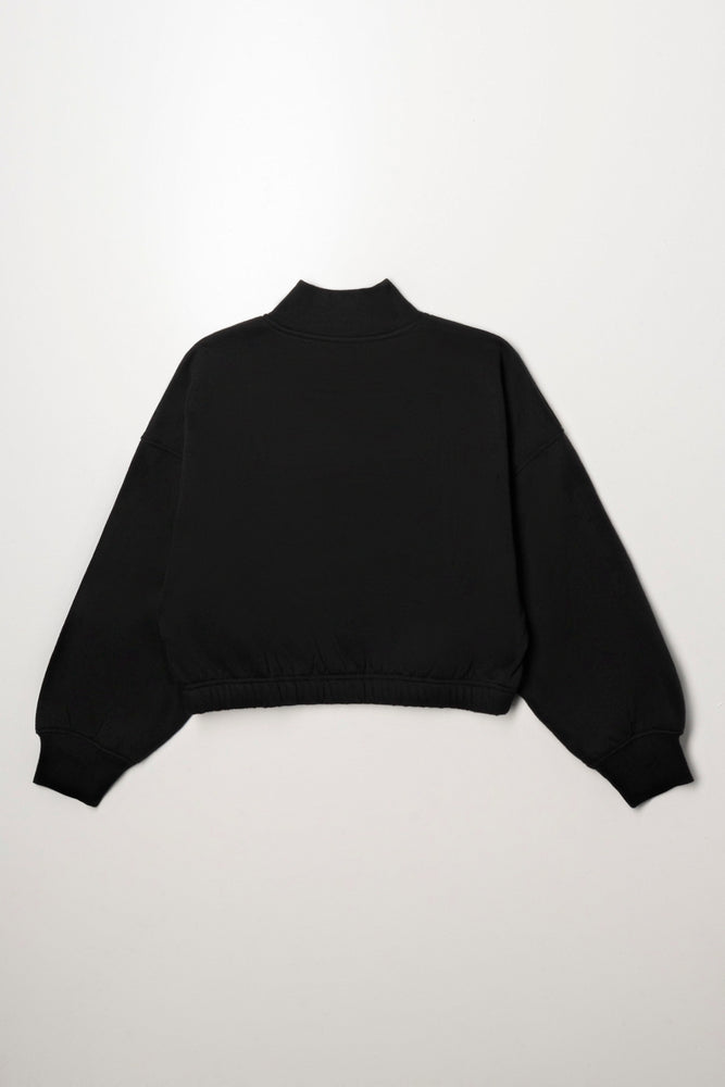 Quarter Zip Tracktop Black (2)