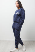 New York Crew Neck Tracktop Navy (1)