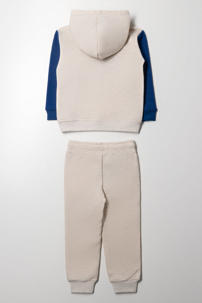 Mickey Mouse Hooded Tracksuit Natural (3)
