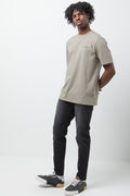 Printed Basic T-Shirt Green (1)