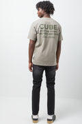 Printed Basic T-Shirt Green (2)