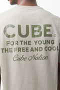 Printed Basic T-Shirt Green (3)
