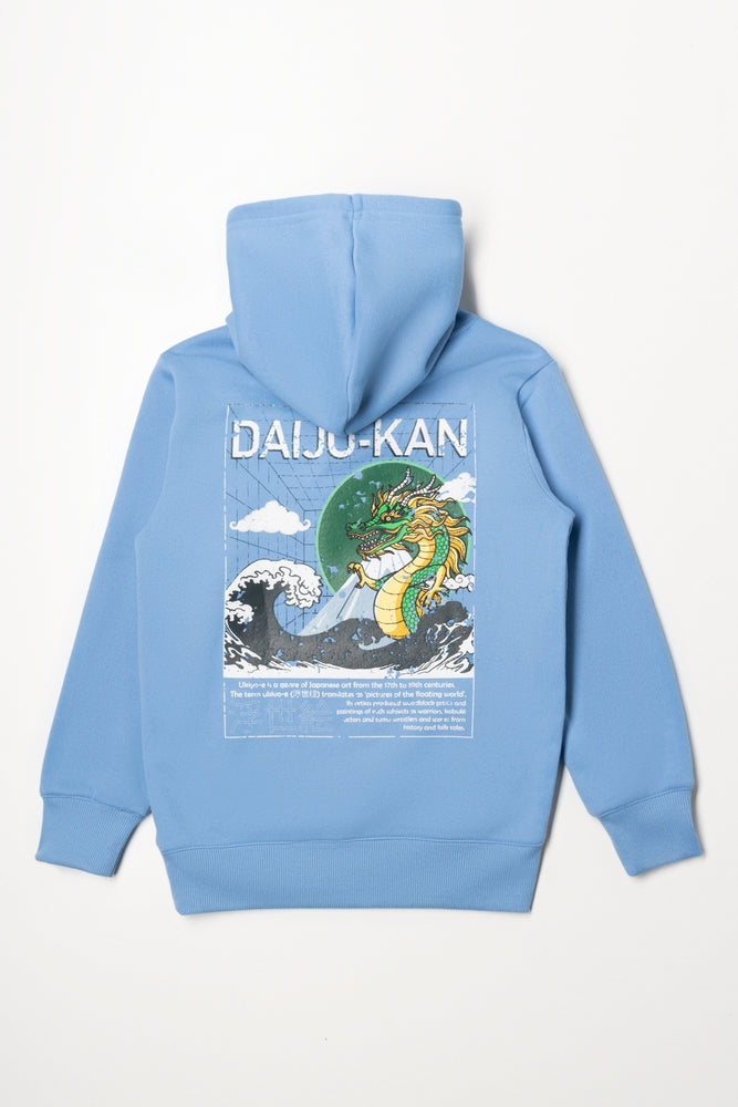 Dragon Hoodie Blue (3)