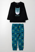 Batman Long Sleeve Pyjamas Black