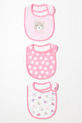 3 Pack Bibs Pink