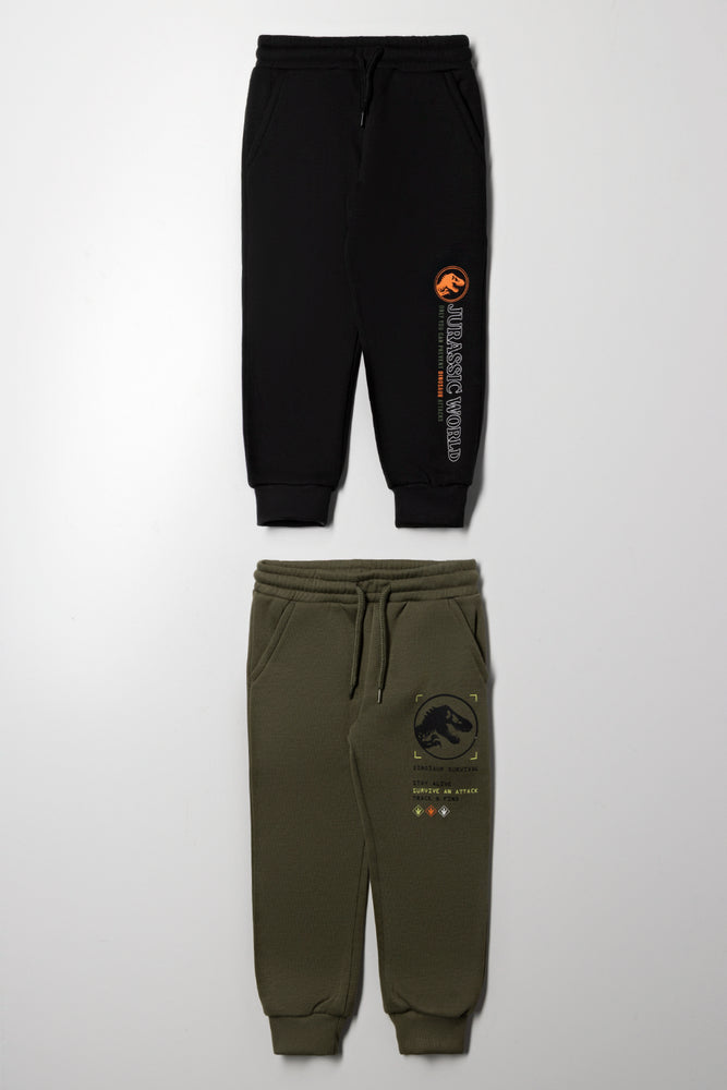 Jurassic World 2 Pack Trackpants Black And Green