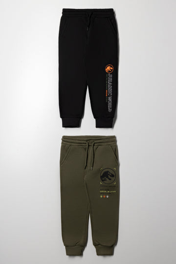 Jurassic World 2 Pack Trackpants Black And Green
