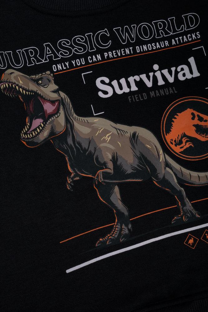 Jurassic World 2 Pack Crew Neck Tracktops Black And Green (1)