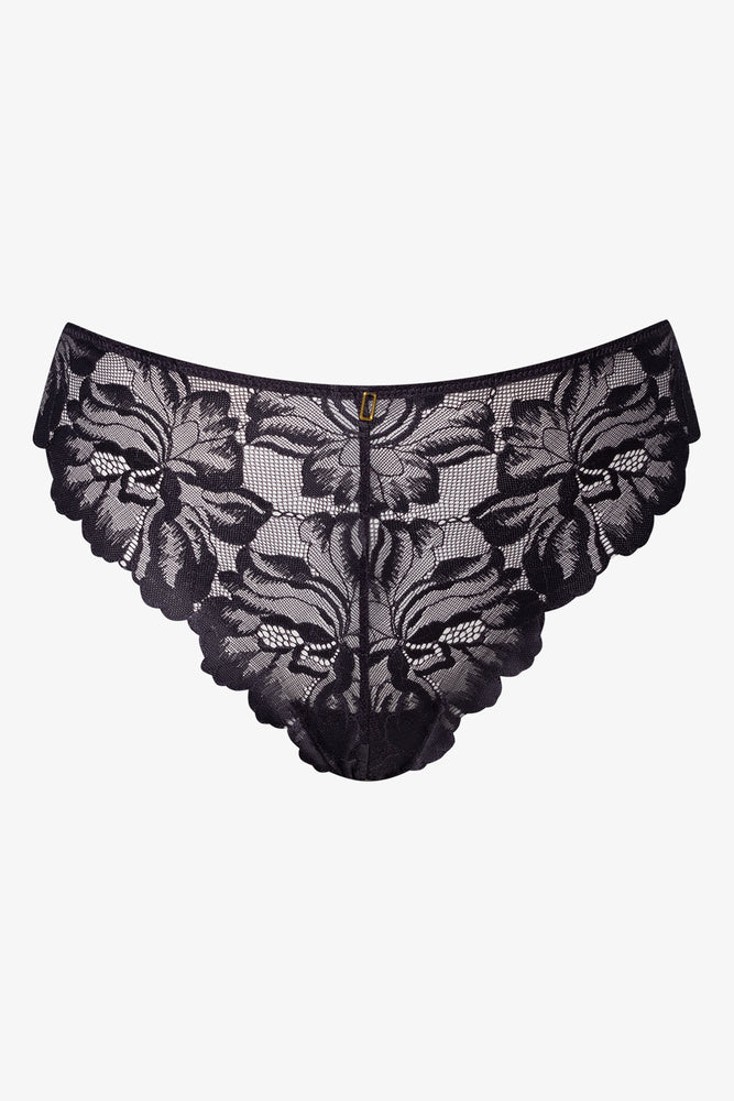 3 Pack Lace Thongs Black, Pink And Natural