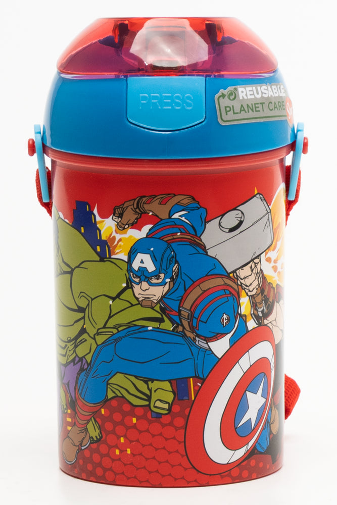 Marvel Avengers Pop Up Canteen 450ml Red