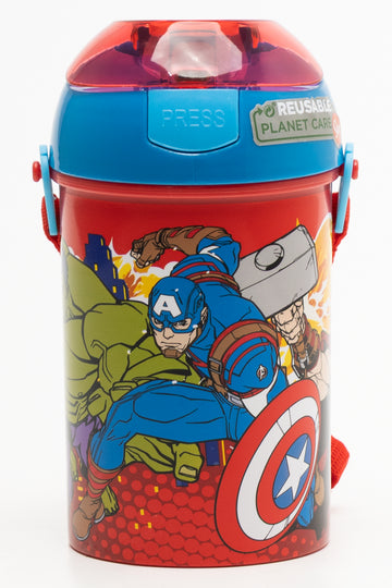 Marvel Avengers Pop Up Canteen 450ml Red