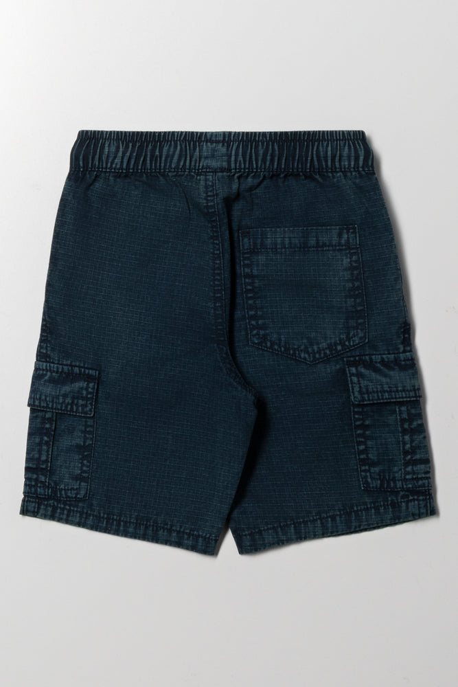 Cargo Pull On Shorts Navy (3)