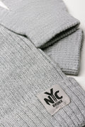 Beanie And Gloves Set Grey (1)