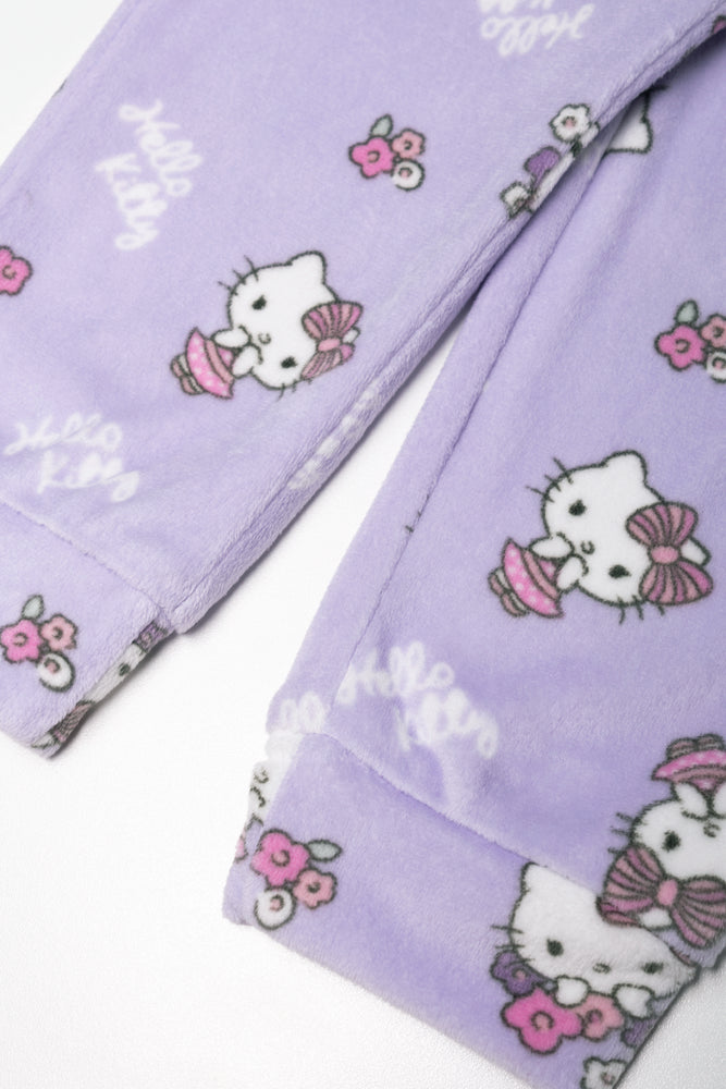 Hello Kitty Pyjamas Set  Purple (2)
