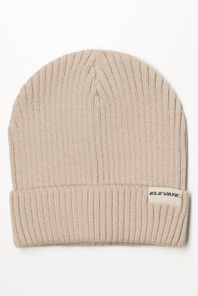 Rib Beanie Natural